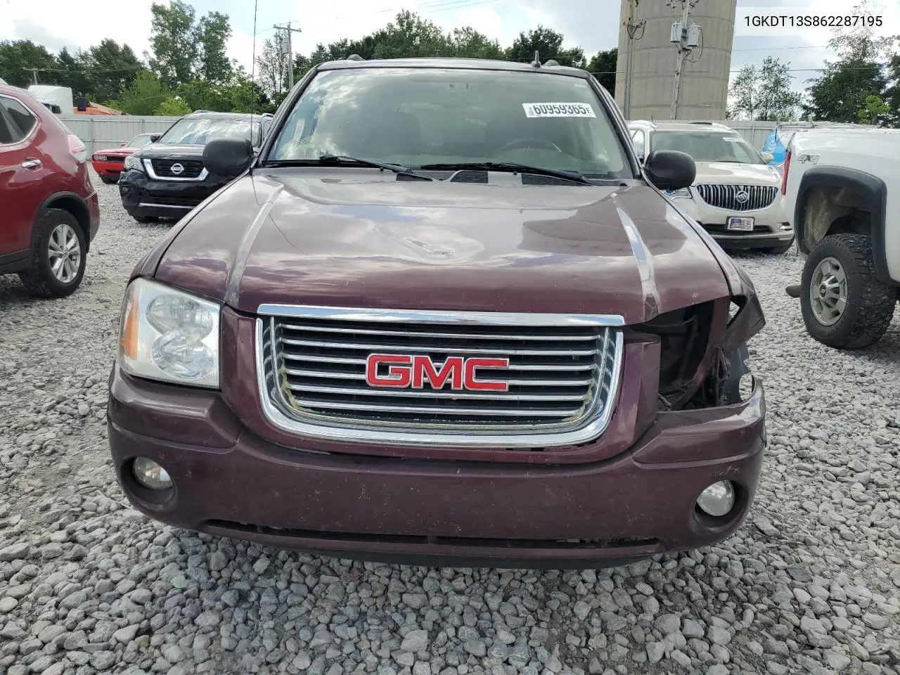 2006 GMC Envoy VIN: 1GKDT13S862287195 Lot: 60959365