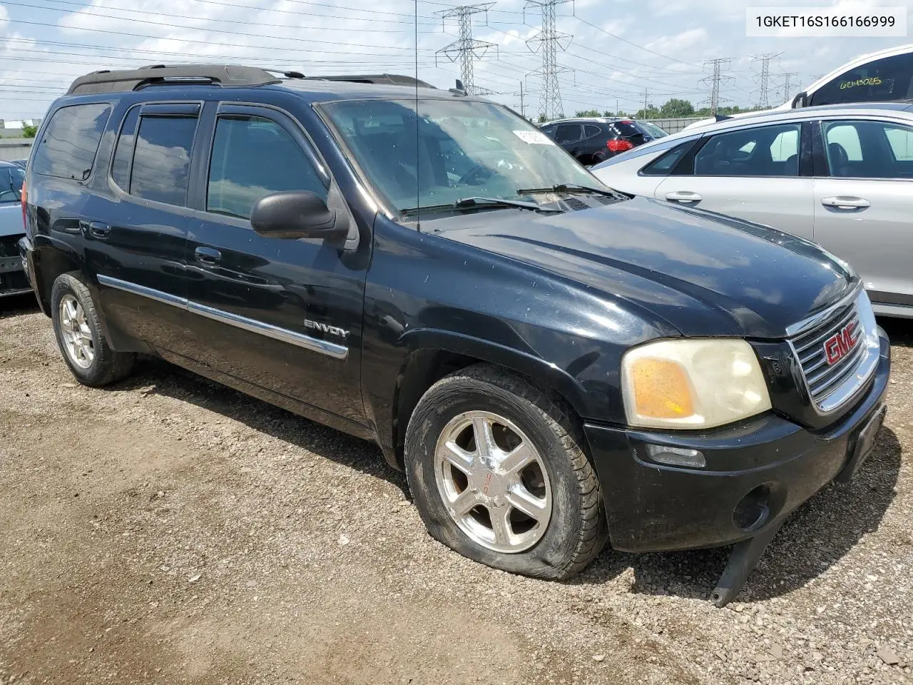 2006 GMC Envoy Xl VIN: 1GKET16S166166999 Lot: 61928215