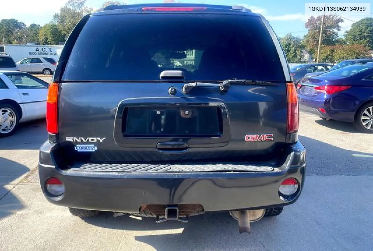 2006 GMC Envoy VIN: 1GKDT13S062134939 Lot: 63963332
