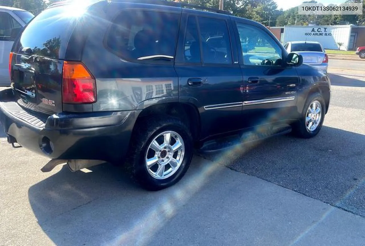 2006 GMC Envoy VIN: 1GKDT13S062134939 Lot: 63963332