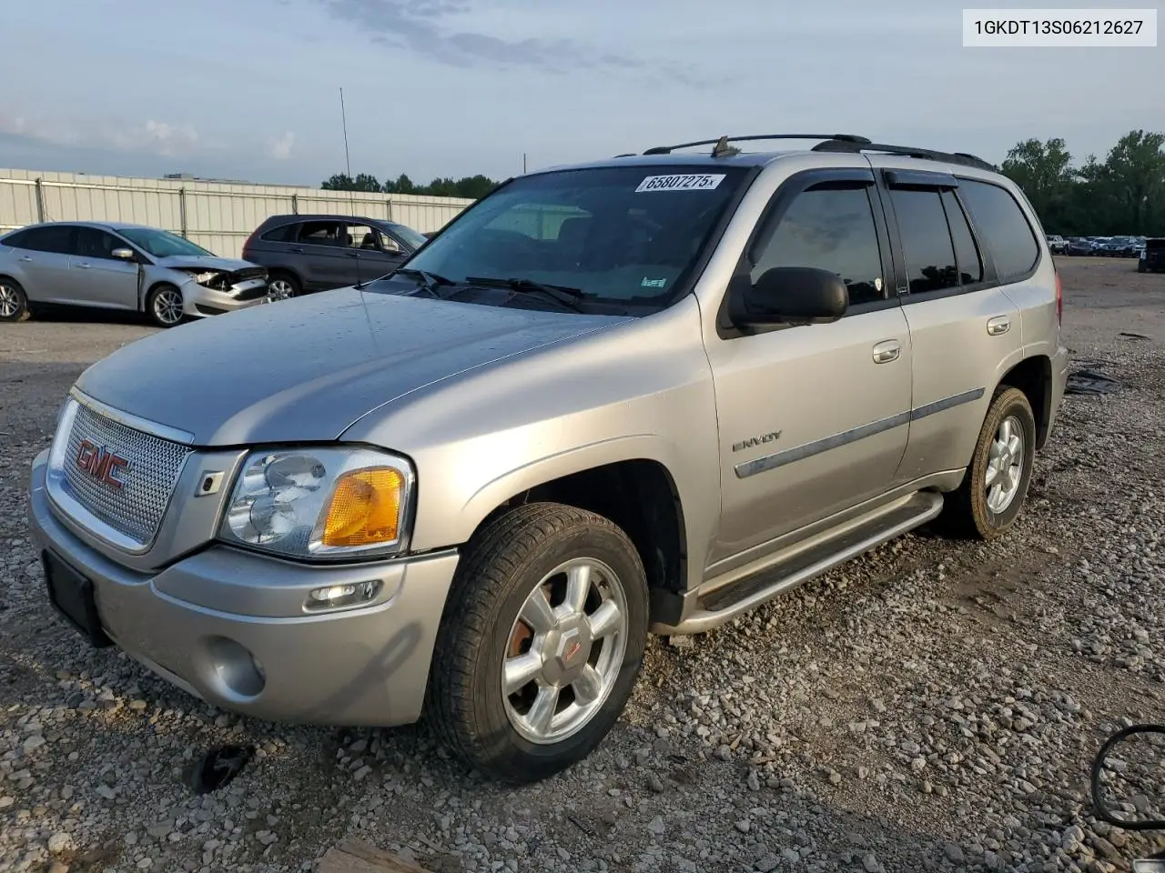 2006 GMC Envoy VIN: 1GKDT13S06212627 Lot: 65807275