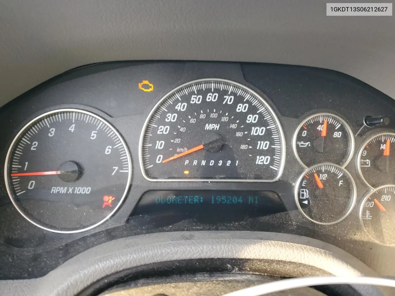 2006 GMC Envoy VIN: 1GKDT13S06212627 Lot: 65807275