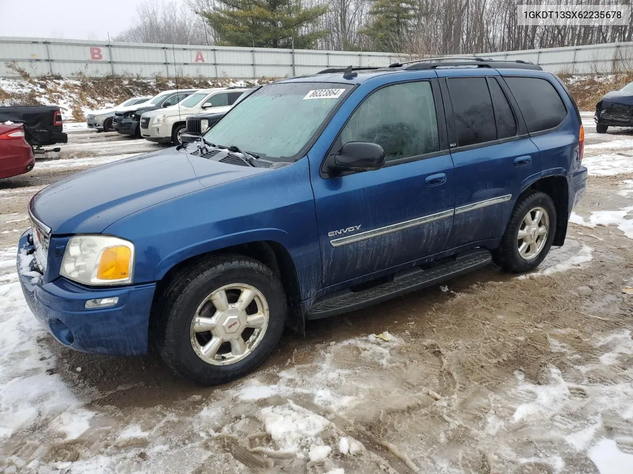 2006 GMC Envoy VIN: 1GKDT13SX62235678 Lot: 86323864