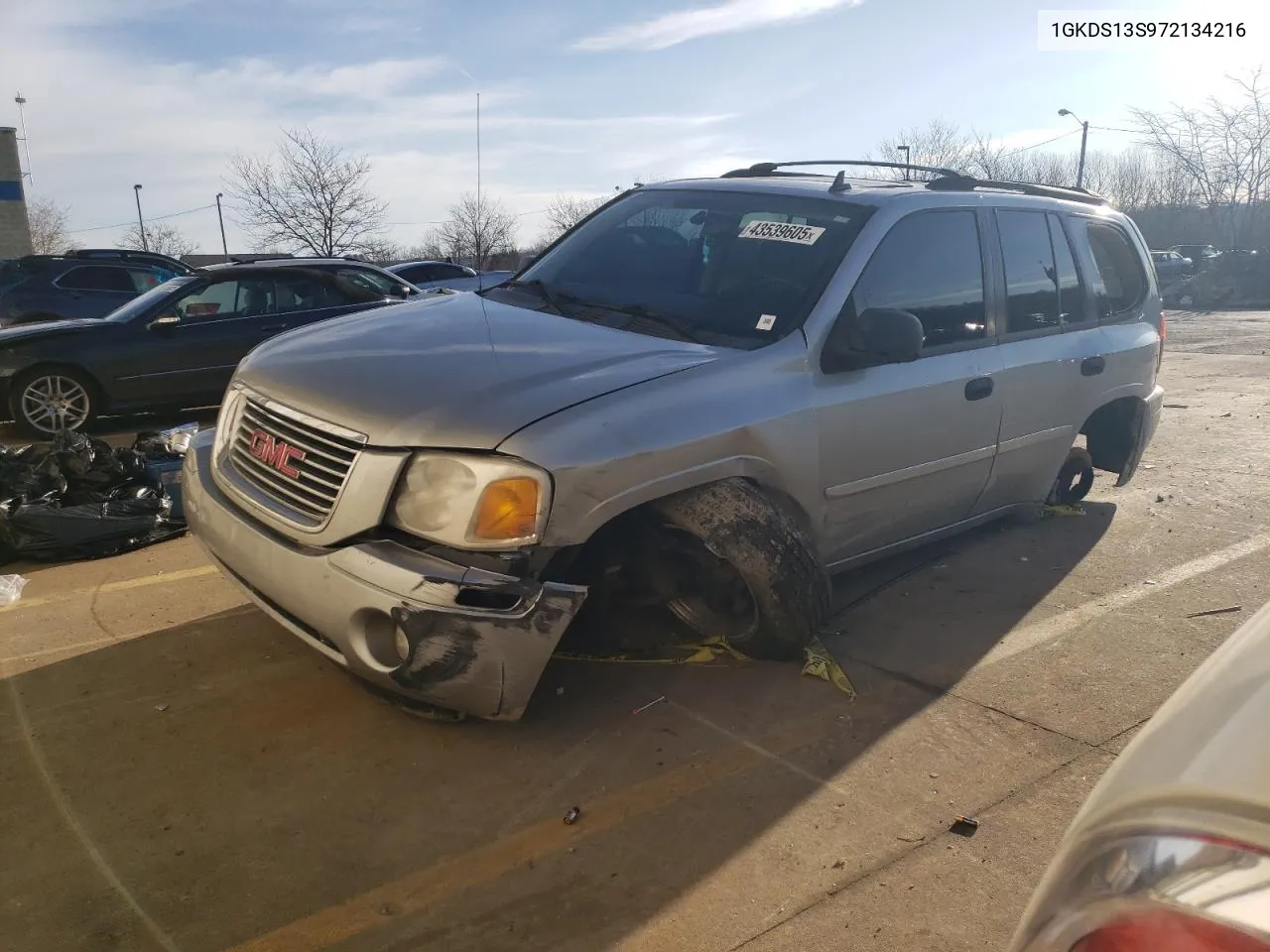 2007 GMC Envoy VIN: 1GKDS13S972134216 Lot: 43539605