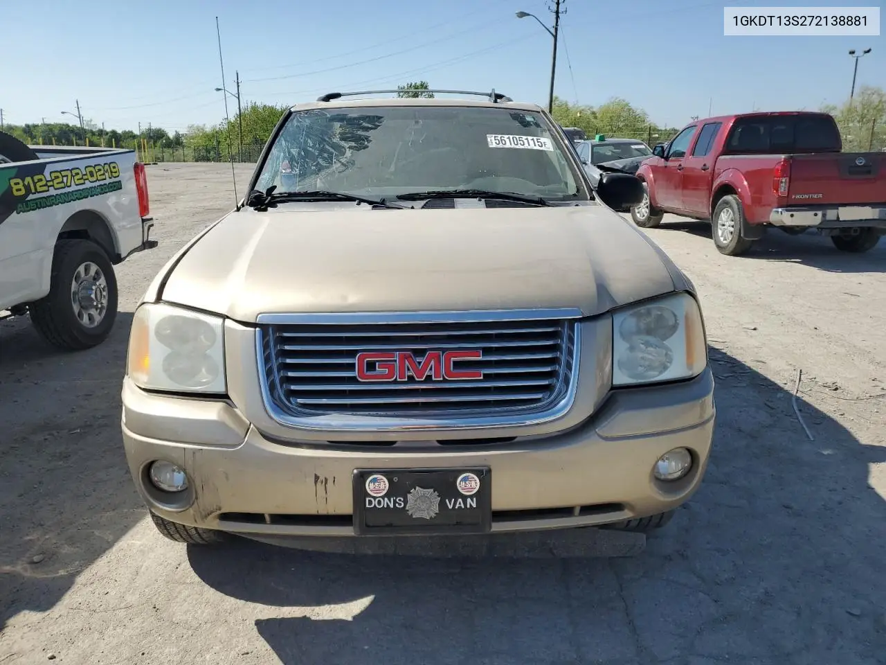 2007 GMC Envoy VIN: 1GKDT13S272138881 Lot: 56105115