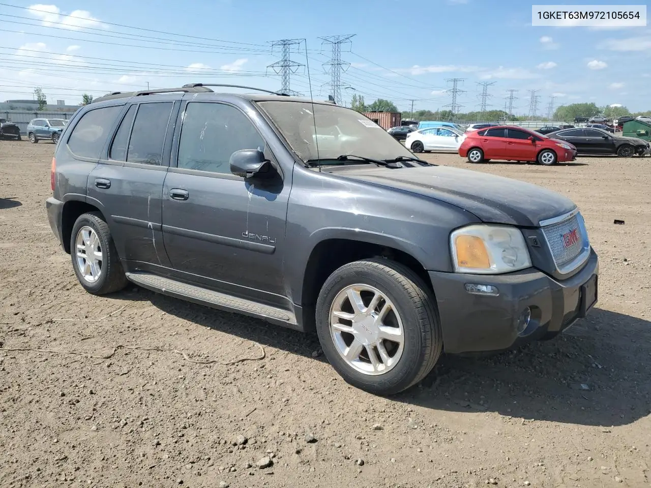 2007 GMC Envoy Denali VIN: 1GKET63M972105654 Lot: 56369105