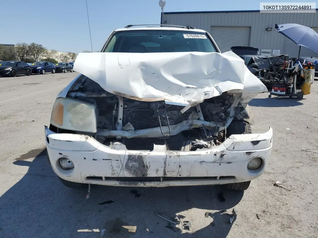 2007 GMC Envoy VIN: 1GKDT13S972244891 Lot: 57638615