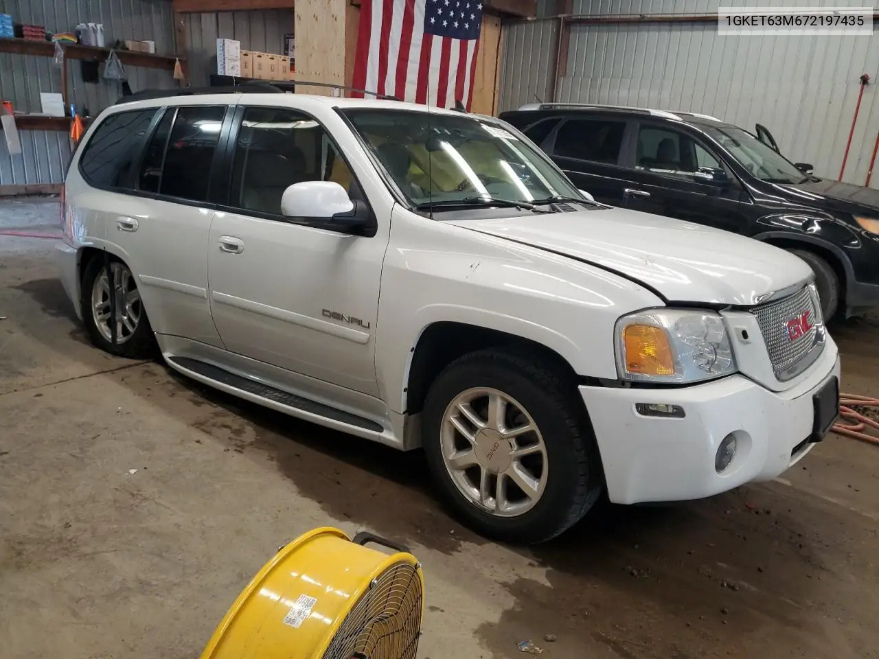 2007 GMC Envoy Denali VIN: 1GKET63M672197435 Lot: 61371585