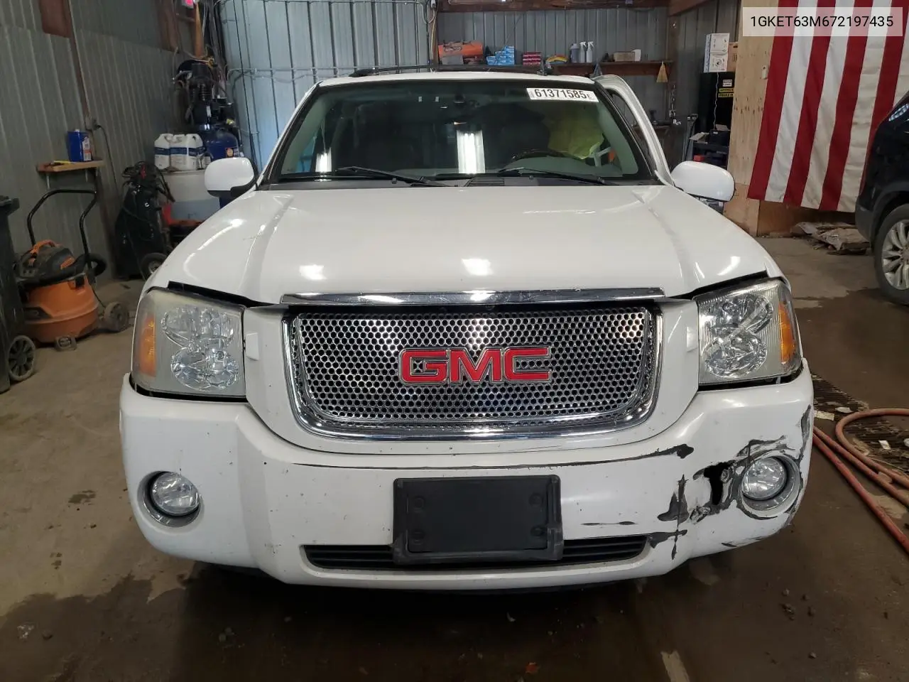 2007 GMC Envoy Denali VIN: 1GKET63M672197435 Lot: 61371585