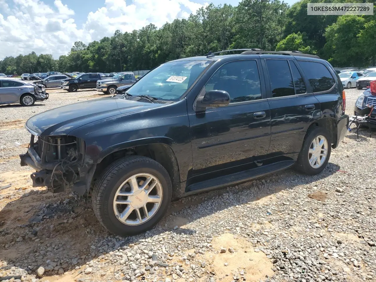 2007 GMC Envoy Denali VIN: 1GKES63M472227289 Lot: 61374125