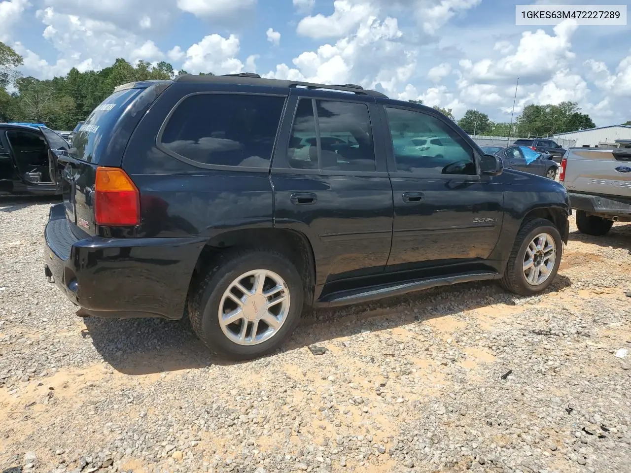 2007 GMC Envoy Denali VIN: 1GKES63M472227289 Lot: 61374125