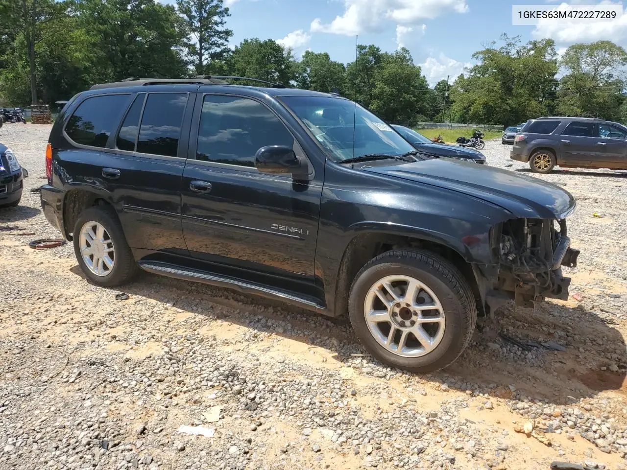 2007 GMC Envoy Denali VIN: 1GKES63M472227289 Lot: 61374125