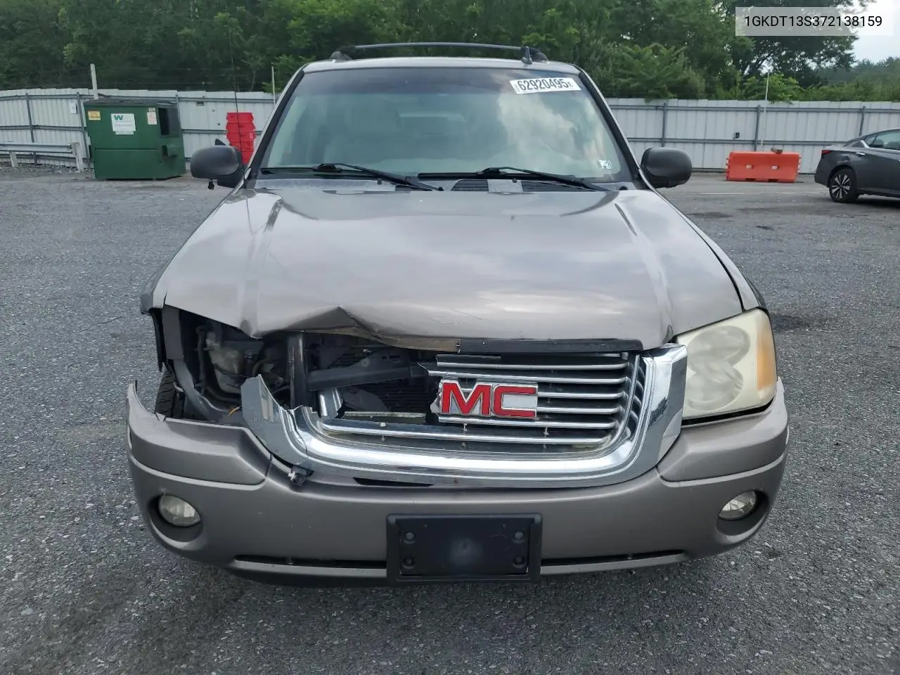 2007 GMC Envoy VIN: 1GKDT13S372138159 Lot: 62920495