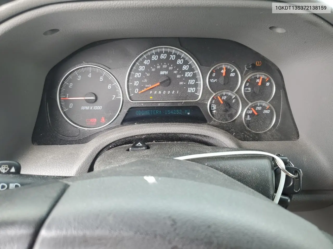 2007 GMC Envoy VIN: 1GKDT13S372138159 Lot: 62920495