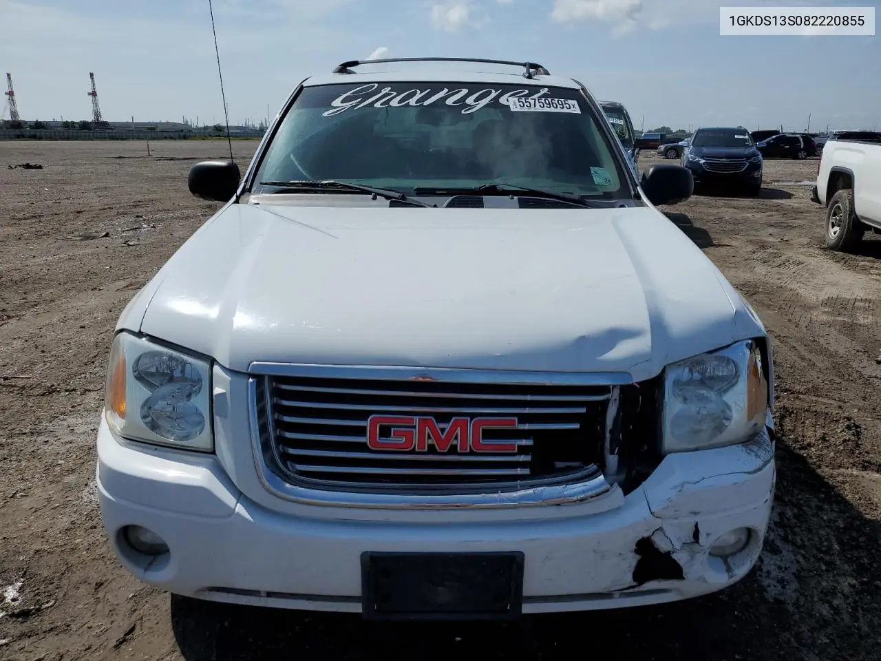 2008 GMC Envoy VIN: 1GKDS13S082220855 Lot: 55759695