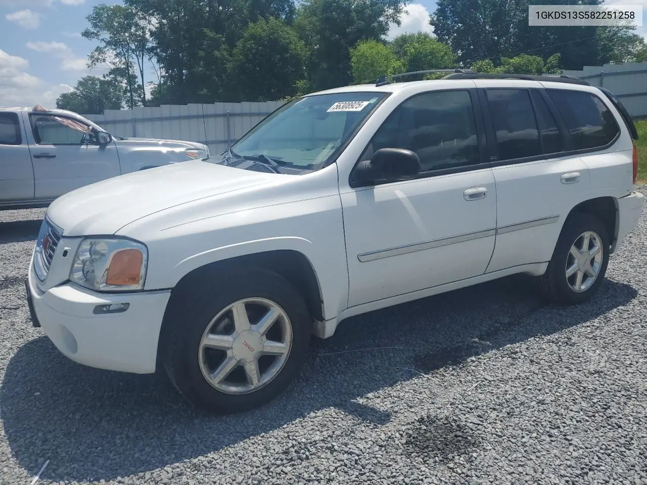 2008 GMC Envoy VIN: 1GKDS13S582251258 Lot: 56308925