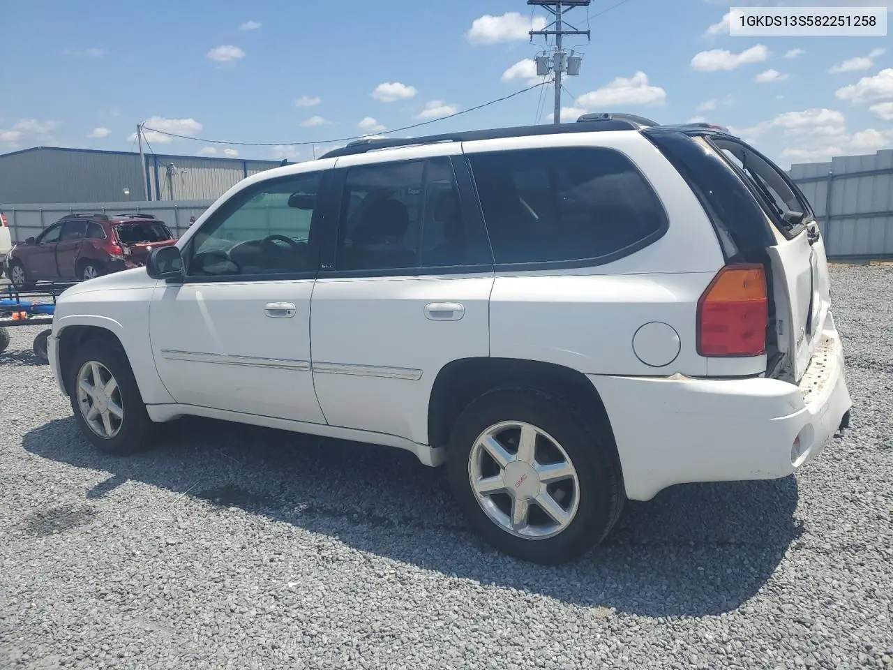 2008 GMC Envoy VIN: 1GKDS13S582251258 Lot: 56308925