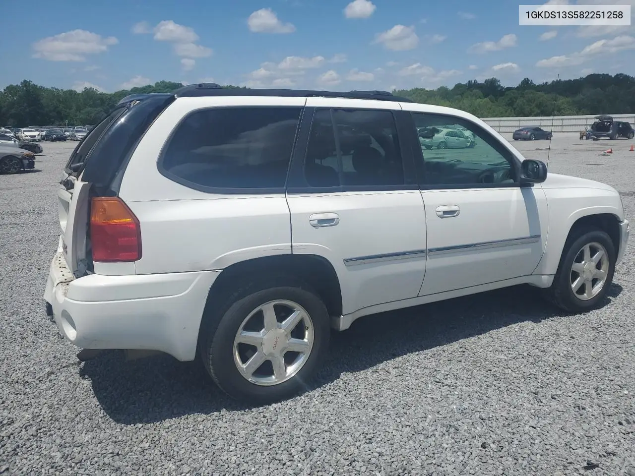 2008 GMC Envoy VIN: 1GKDS13S582251258 Lot: 56308925