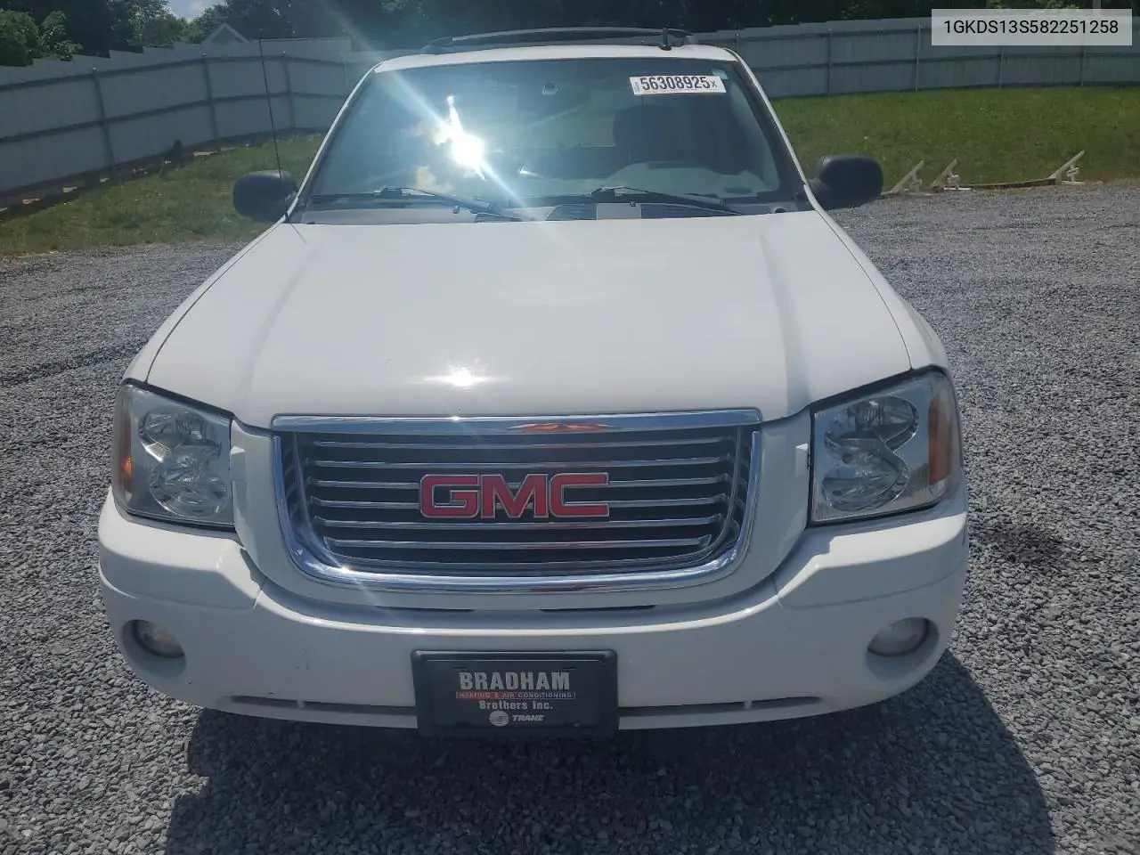2008 GMC Envoy VIN: 1GKDS13S582251258 Lot: 56308925