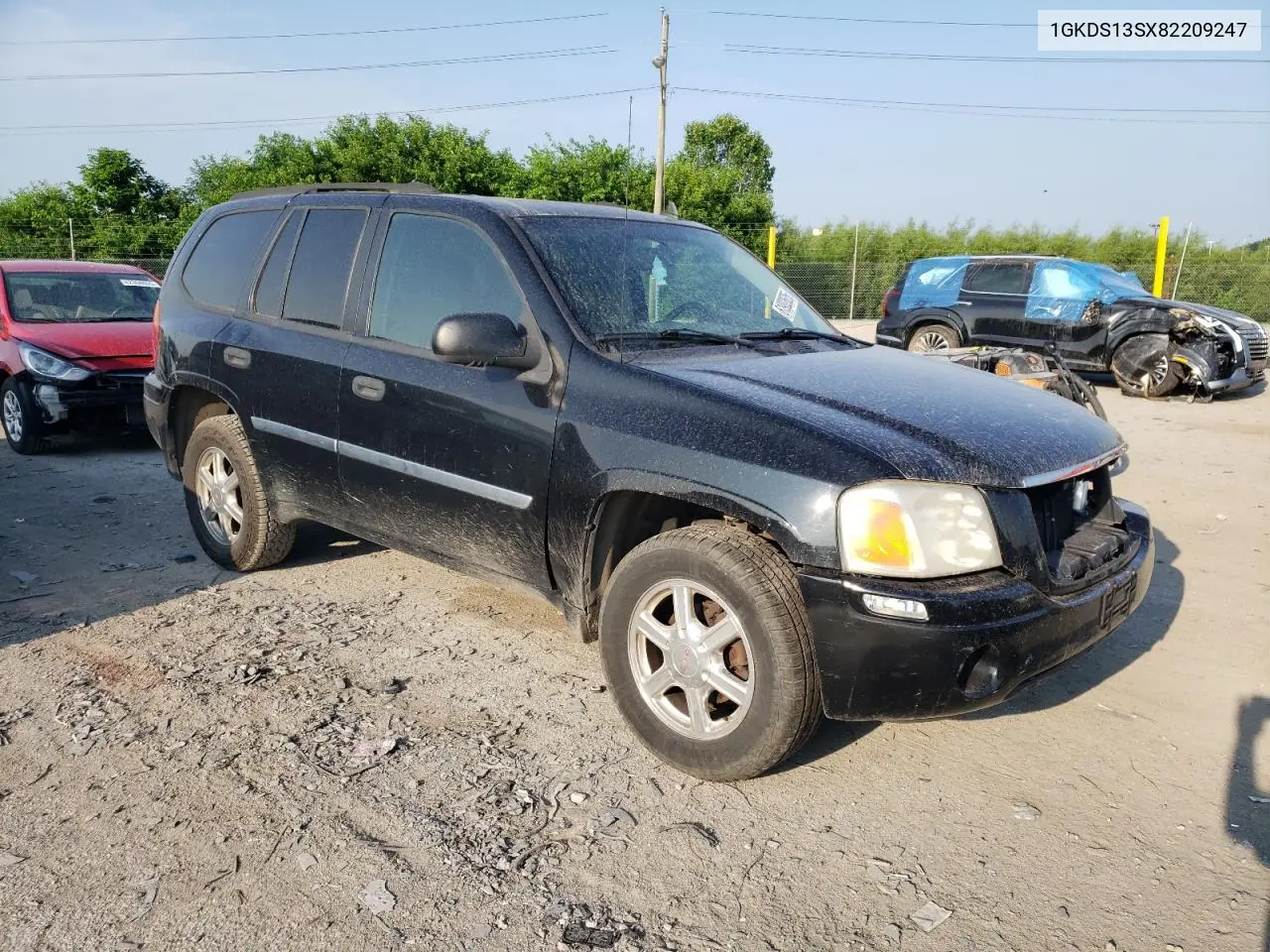 2008 GMC Envoy VIN: 1GKDS13SX82209247 Lot: 61902625