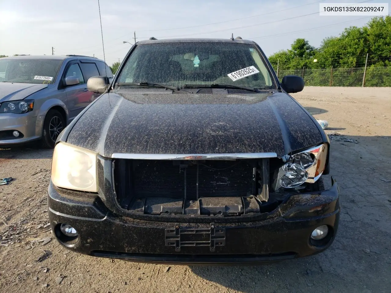 2008 GMC Envoy VIN: 1GKDS13SX82209247 Lot: 61902625