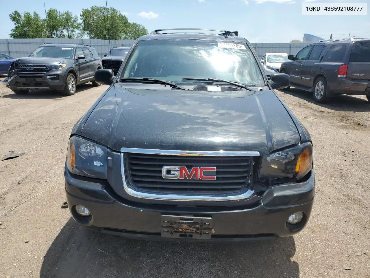 2009 GMC Envoy Slt VIN: 1GKDT43S592108777 Lot: 61551205