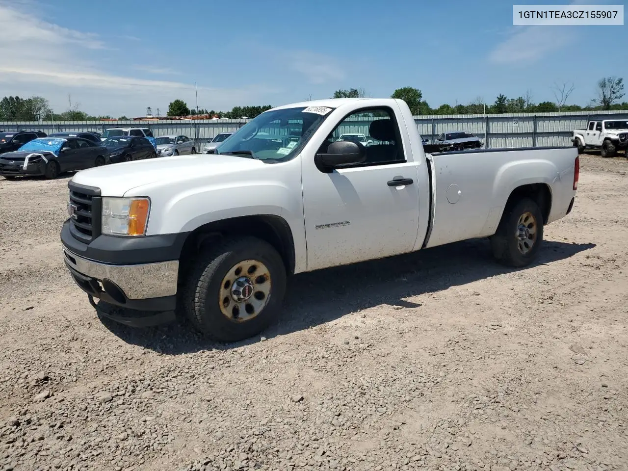 2012 GMC Sierra C1500 VIN: 1GTN1TEA3CZ155907 Lot: 62216895