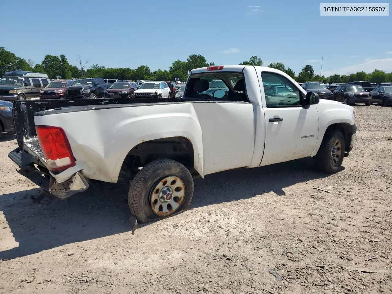2012 GMC Sierra C1500 VIN: 1GTN1TEA3CZ155907 Lot: 62216895