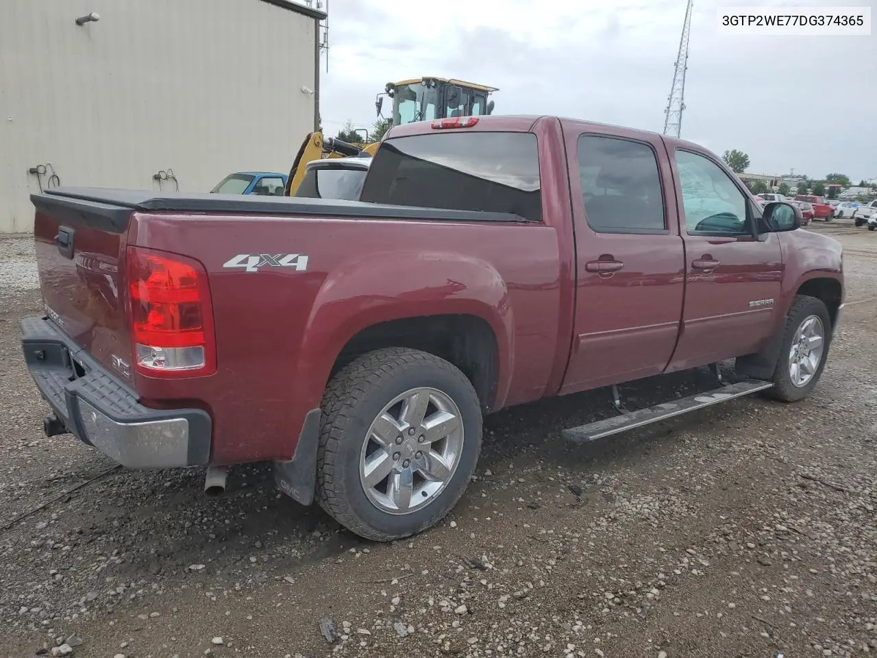 2013 GMC Sierra K1500 Slt VIN: 3GTP2WE77DG374365 Lot: 61780645
