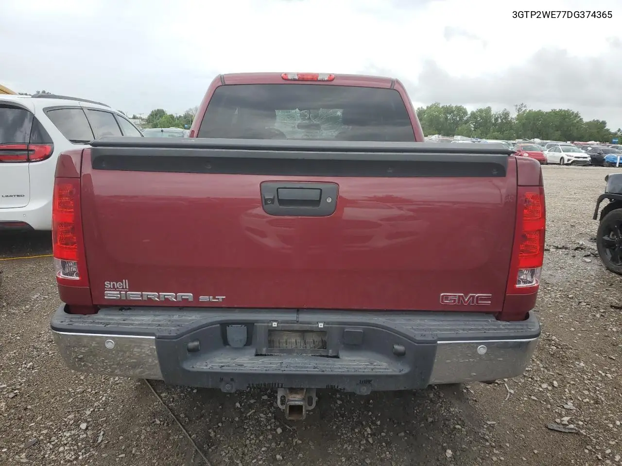 2013 GMC Sierra K1500 Slt VIN: 3GTP2WE77DG374365 Lot: 61780645