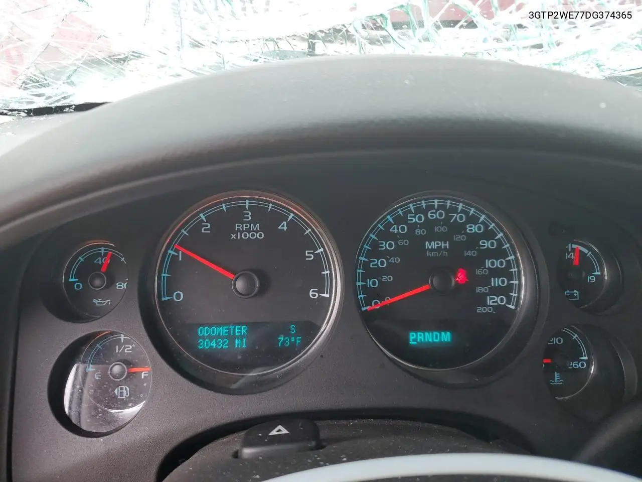 2013 GMC Sierra K1500 Slt VIN: 3GTP2WE77DG374365 Lot: 61780645