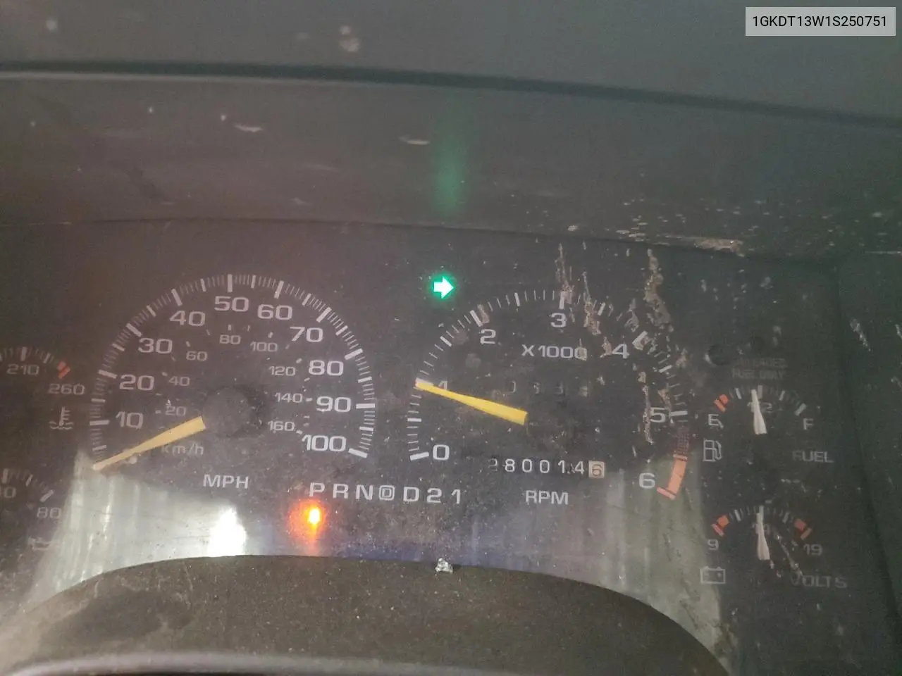 1995 GMC Jimmy VIN: 1GKDT13W1S250751 Lot: 59147055