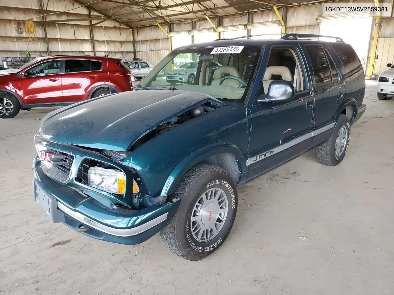 1997 GMC Jimmy VIN: 1GKDT13W5V2559381 Lot: 51268325