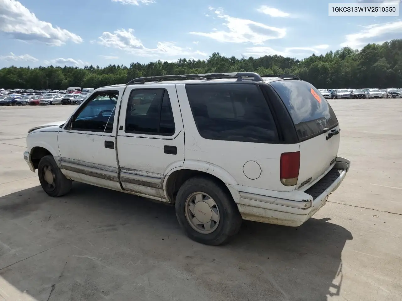 1997 GMC Jimmy VIN: 1GKCS13W1V2510550 Lot: 58055505