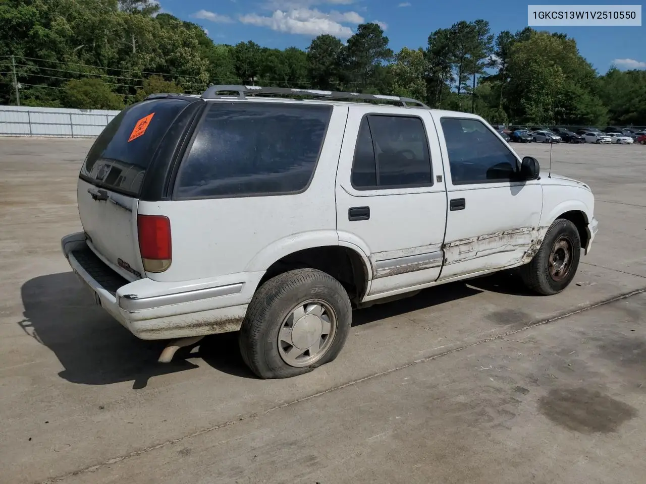 1997 GMC Jimmy VIN: 1GKCS13W1V2510550 Lot: 58055505