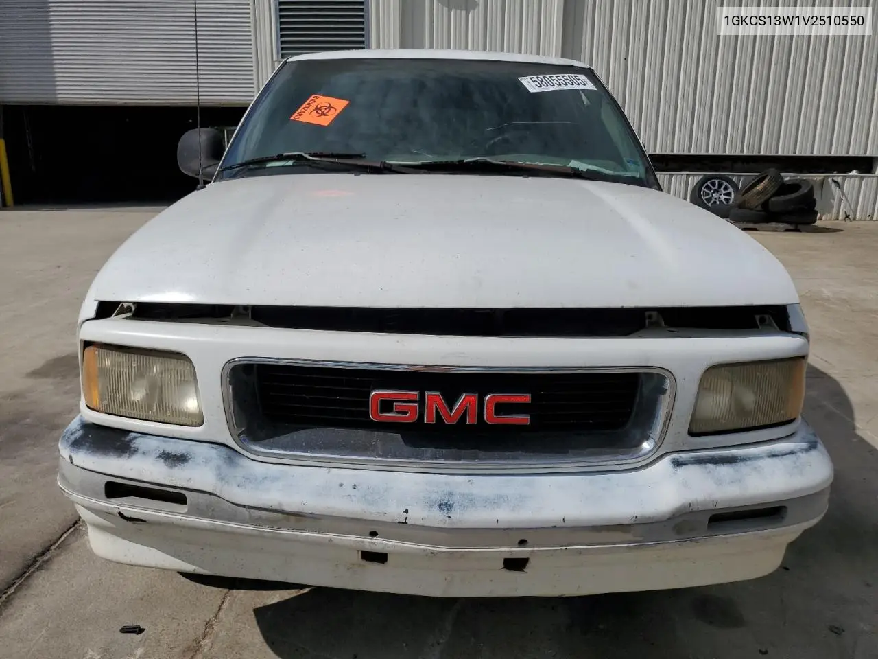 1997 GMC Jimmy VIN: 1GKCS13W1V2510550 Lot: 58055505