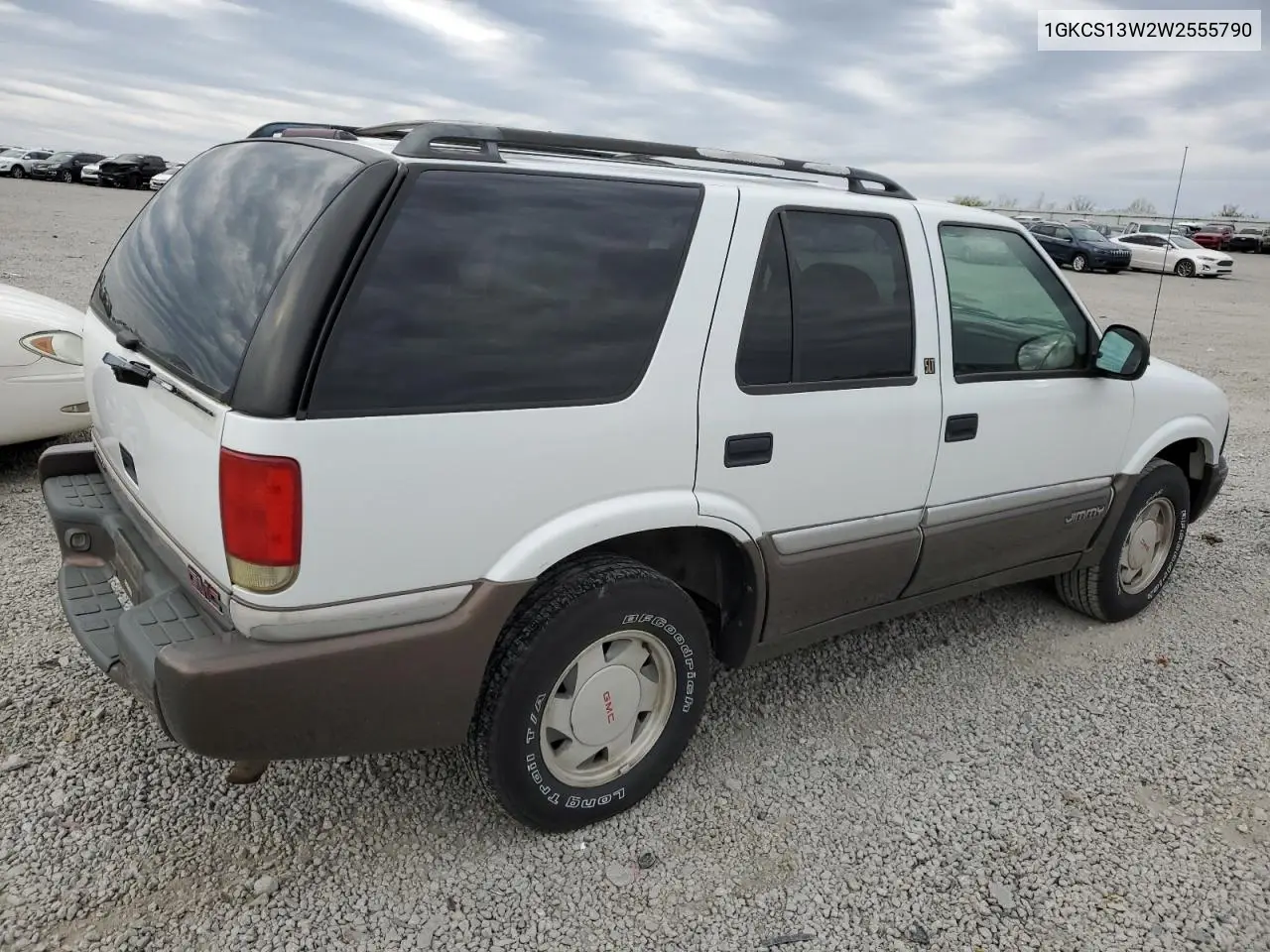 1998 GMC Jimmy VIN: 1GKCS13W2W2555790 Lot: 53529365