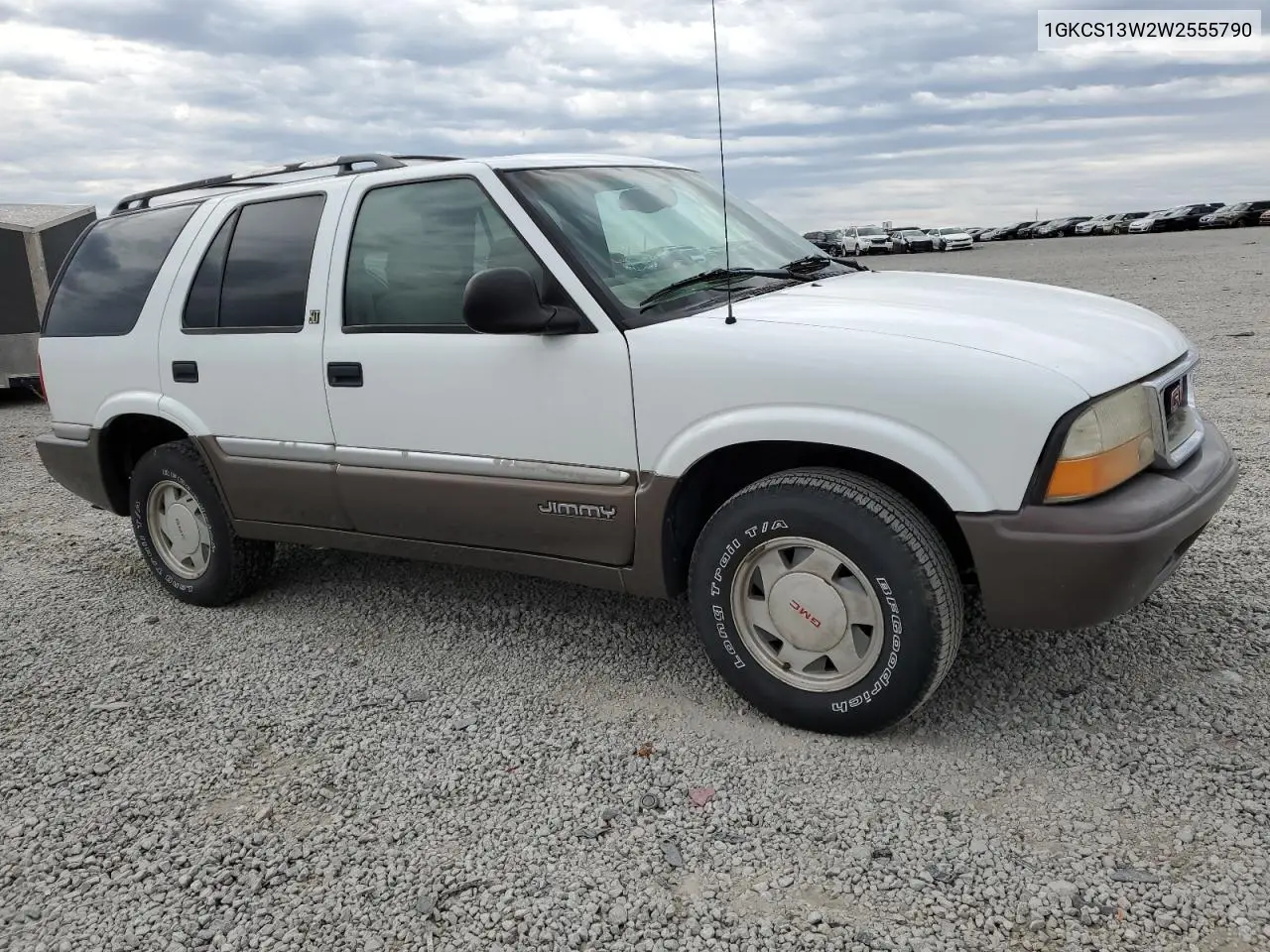 1998 GMC Jimmy VIN: 1GKCS13W2W2555790 Lot: 53529365