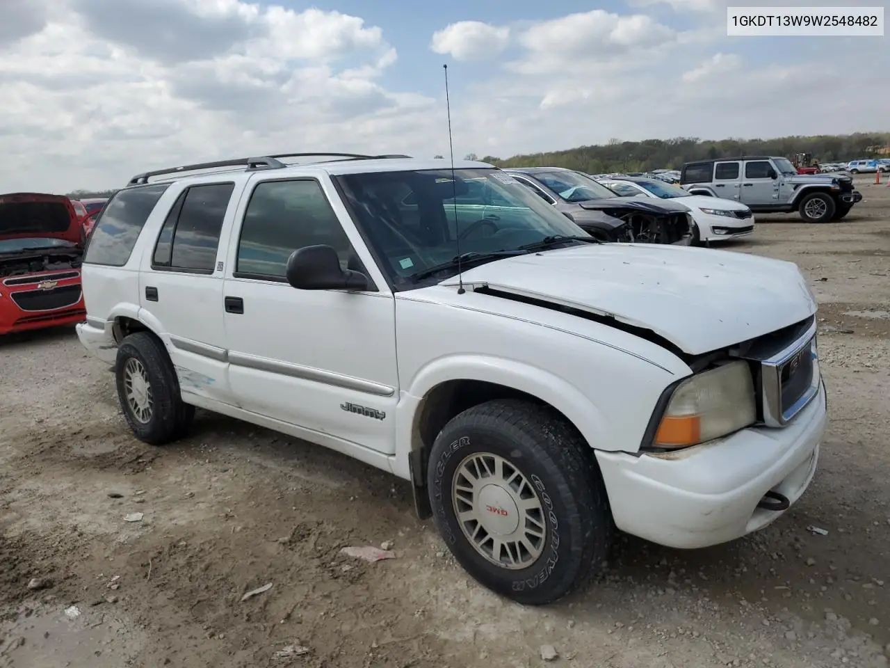 1998 GMC Jimmy VIN: 1GKDT13W9W2548482 Lot: 53700445