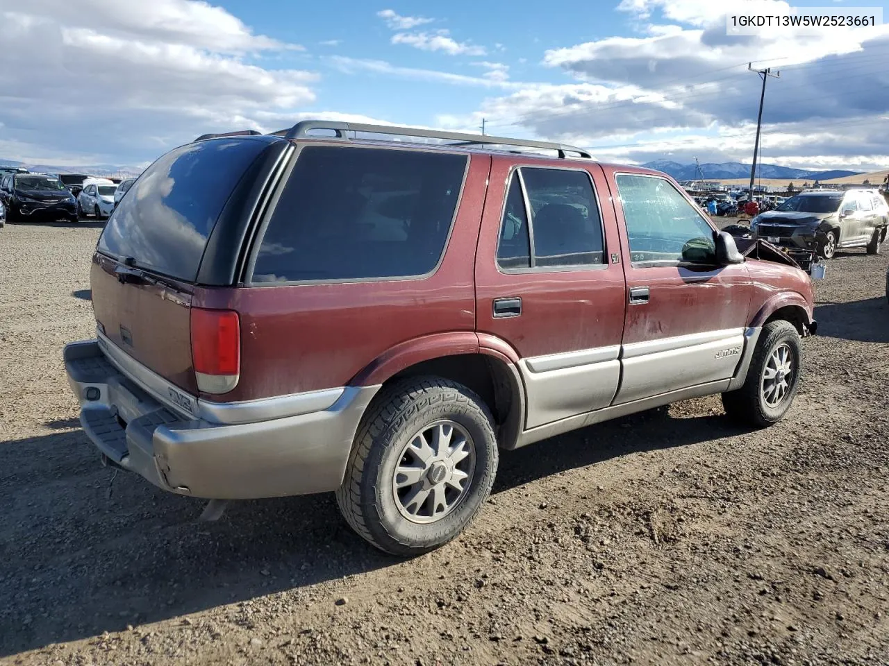 1998 GMC Jimmy VIN: 1GKDT13W5W2523661 Lot: 80123064