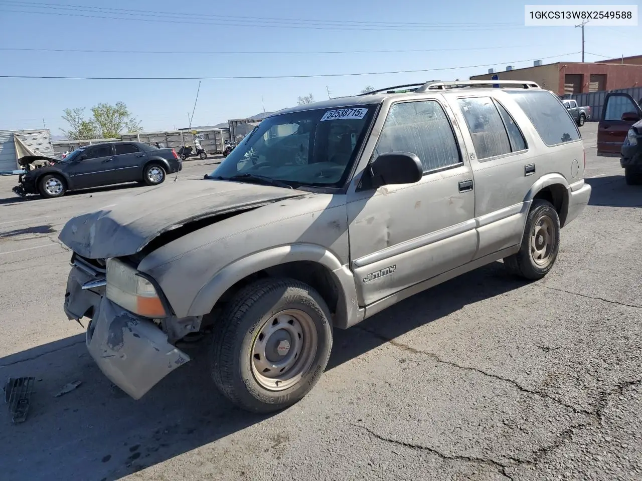 1999 GMC Jimmy VIN: 1GKCS13W8X2549588 Lot: 52538715