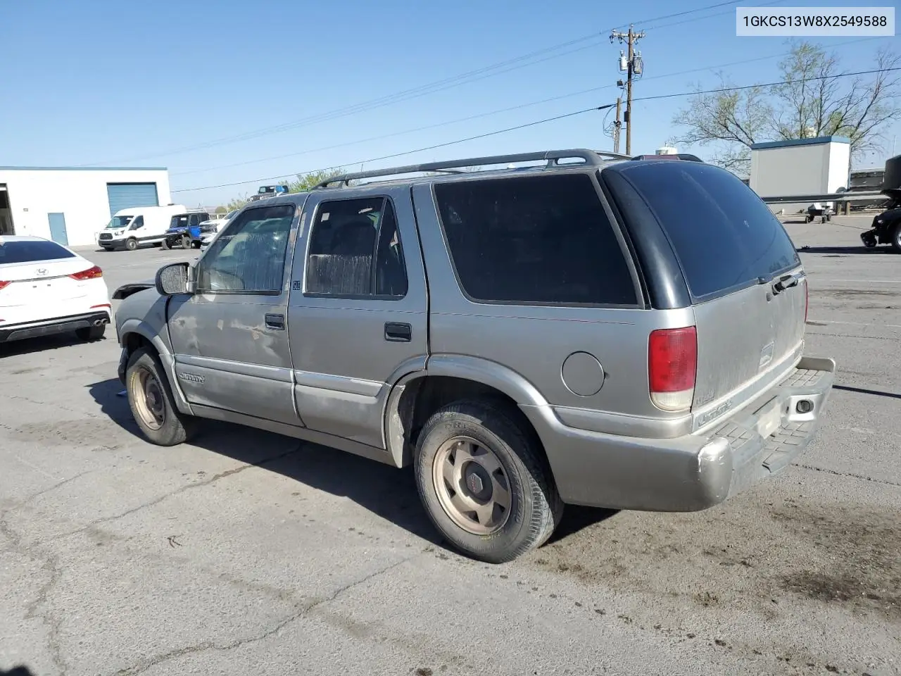 1999 GMC Jimmy VIN: 1GKCS13W8X2549588 Lot: 52538715