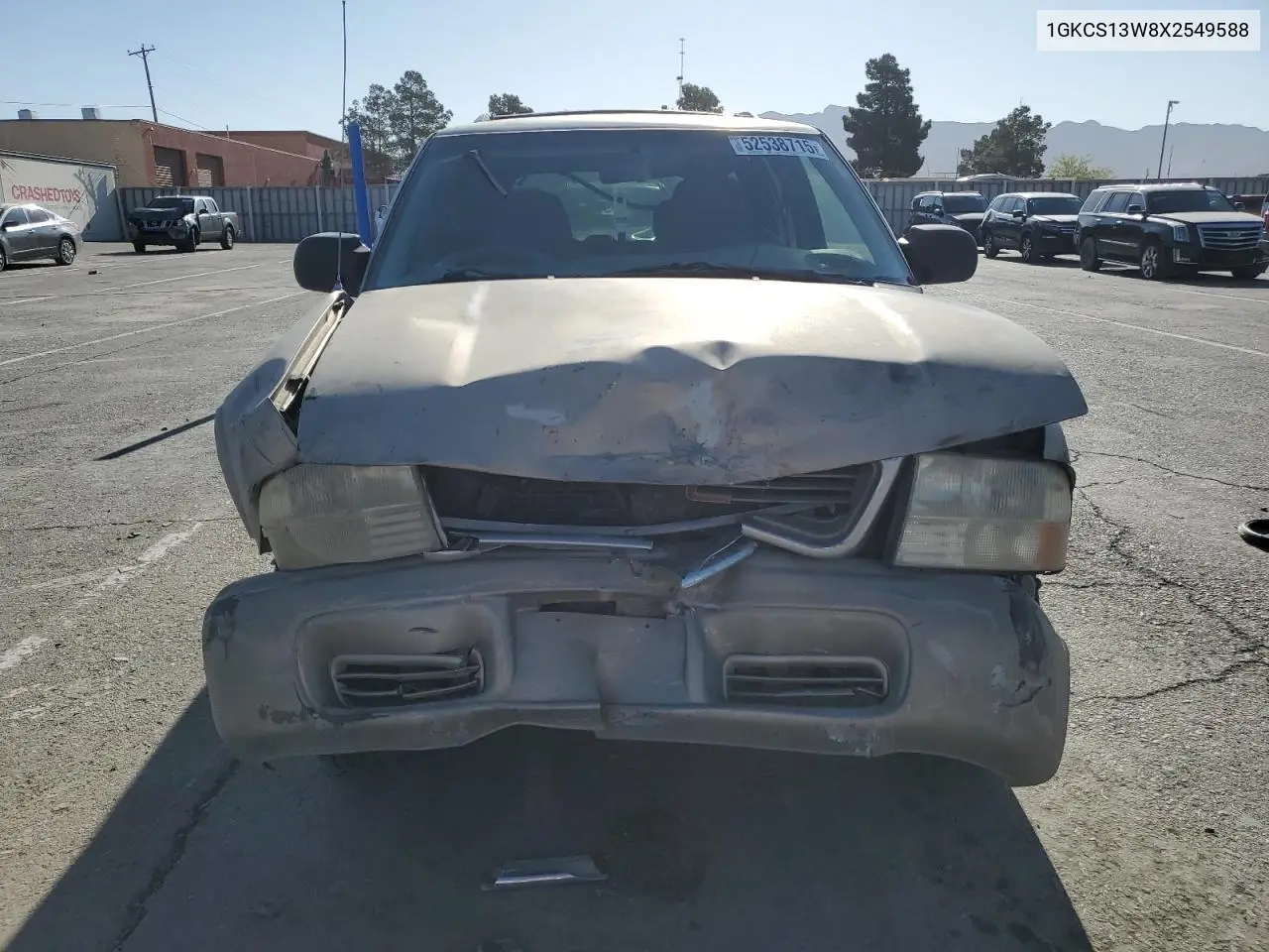 1999 GMC Jimmy VIN: 1GKCS13W8X2549588 Lot: 52538715