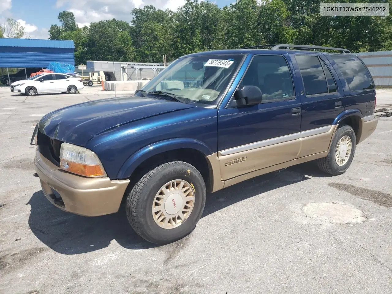 1999 GMC Jimmy VIN: 1GKDT13W5X2546262 Lot: 56759345