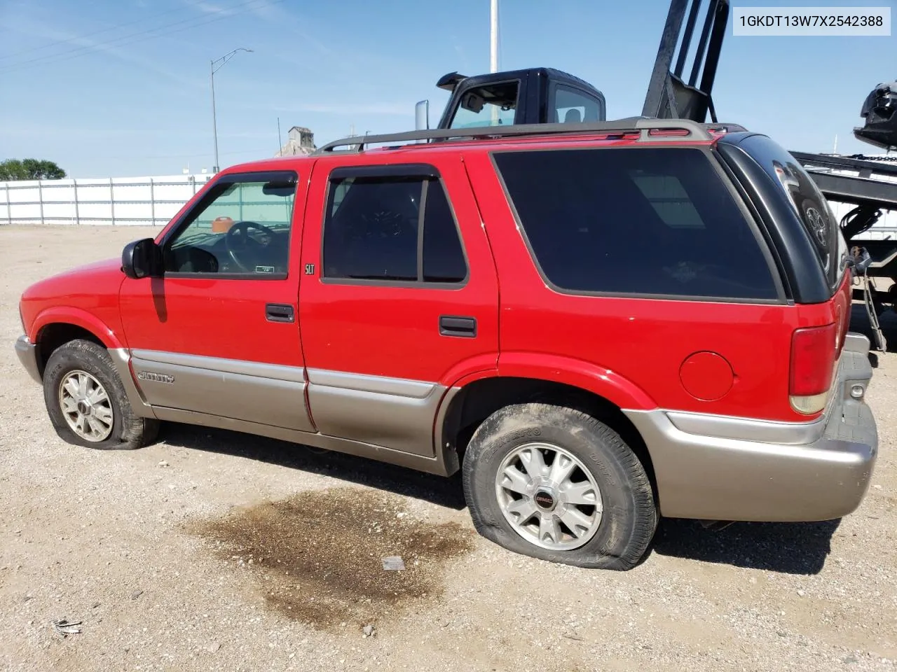 1999 GMC Jimmy VIN: 1GKDT13W7X2542388 Lot: 58547294