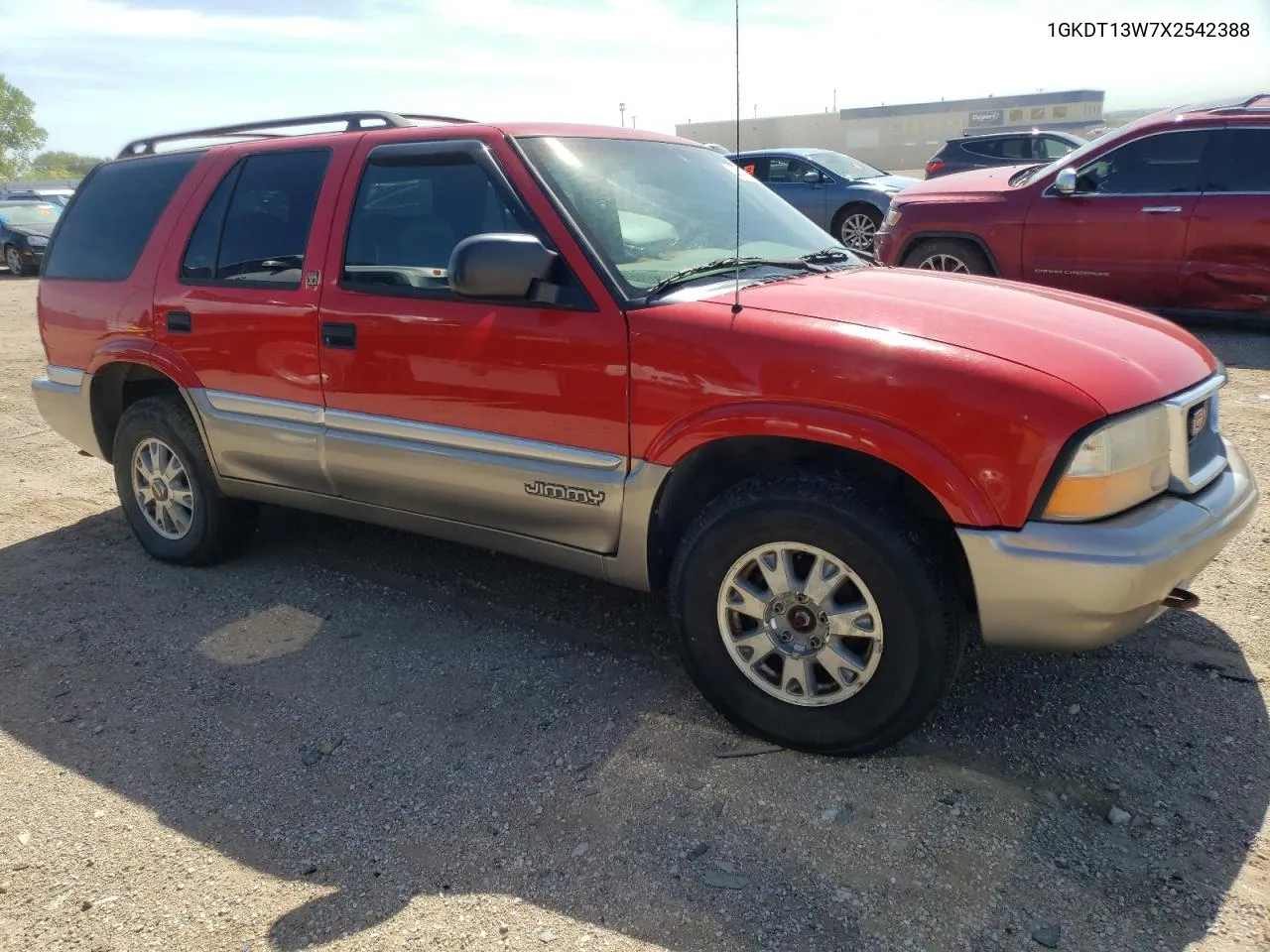 1999 GMC Jimmy VIN: 1GKDT13W7X2542388 Lot: 58547294