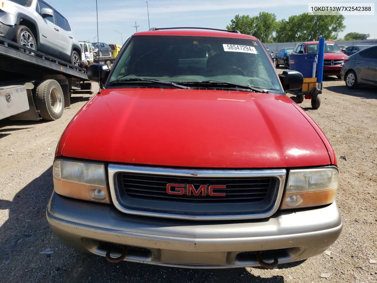 1999 GMC Jimmy VIN: 1GKDT13W7X2542388 Lot: 58547294