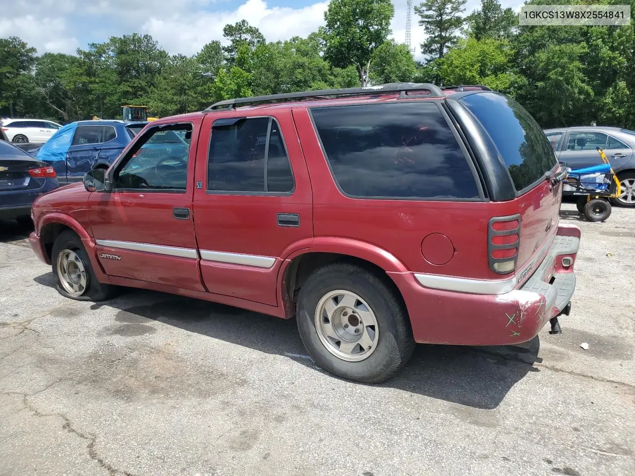1999 GMC Jimmy VIN: 1GKCS13W8X2554841 Lot: 59434005