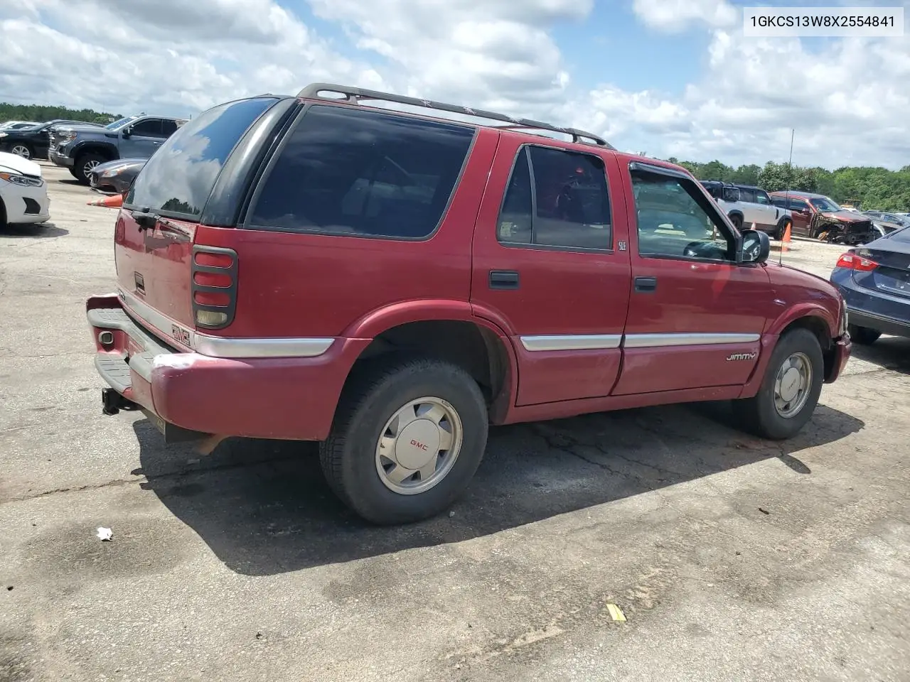 1999 GMC Jimmy VIN: 1GKCS13W8X2554841 Lot: 59434005