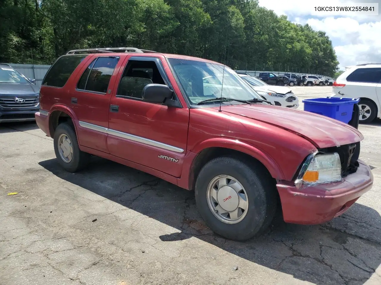 1999 GMC Jimmy VIN: 1GKCS13W8X2554841 Lot: 59434005